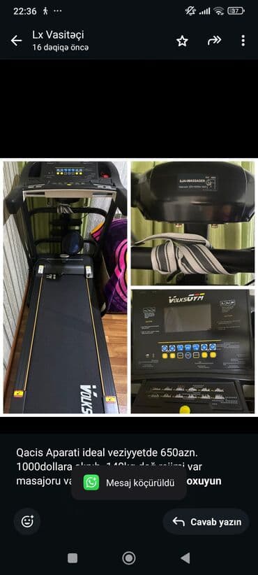 Qacis Aparati ideal veziyyetde 650azn. 1000dollara alınıb. 140kq dağ lalafo.az -da Qacis Aparati ideal veziyyetde 650azn. 1000dollara alınıb. 140kq dağ