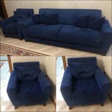 İşlənmiş, Divan, 2 kreslo, Bazasız, Açılmayan lalafo.az -da İşlənmiş, Divan, 2 kreslo, Bazasız, Açılmayan