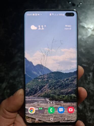 Samsung Galaxy S10 Plus, 128 GB, rəng - Ağ, Qırıq lalafo.az -da Samsung Galaxy S10 Plus, 128 GB, rəng - Ağ, Qırıq