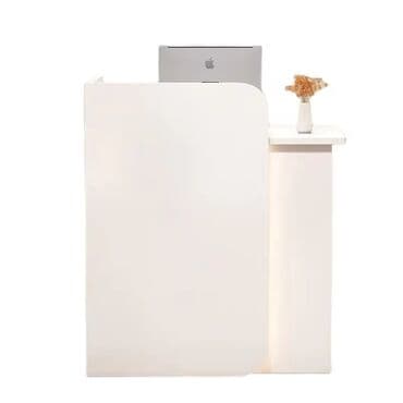 Minimalist resepsiyon/qarşılama masası - Rəng: ağ, neytral və işıq lalafo.az -da Minimalist resepsiyon/qarşılama masası - Rəng: ağ, neytral və işıq