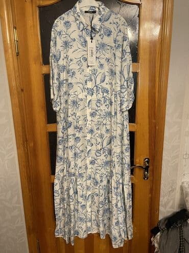 Brend: PIENA Model: Çiçək naxışlı kofta-don (köynək tipli uzun model) lalafo.az -da Brend: PIENA Model: Çiçək naxışlı kofta-don (köynək tipli uzun model)