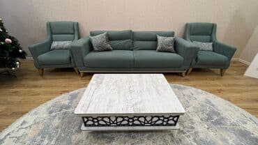 İşlənmiş, Divan, 2 kreslo, Bazalı, Açılan lalafo.az -da İşlənmiş, Divan, 2 kreslo, Bazalı, Açılan