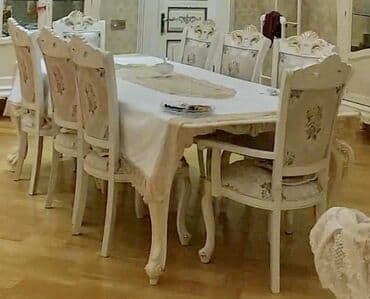 Masa desti. 1400azn. 8 stulla. temiz taxta. türk istehsali. yenidir lalafo.az -da Masa desti. 1400azn. 8 stulla. temiz taxta. türk istehsali. yenidir