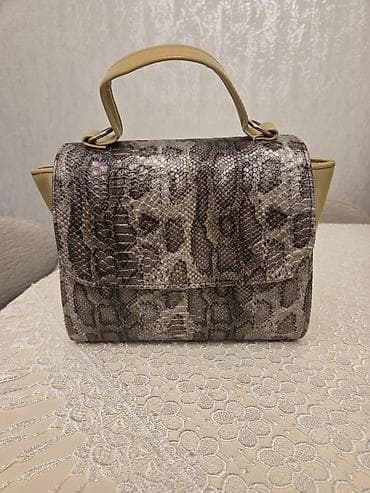Qadın çantası – ilan dərisi naxışlı, mini top-handle model - Dizayn lalafo.az -da Qadın çantası – ilan dərisi naxışlı, mini top-handle model - Dizayn