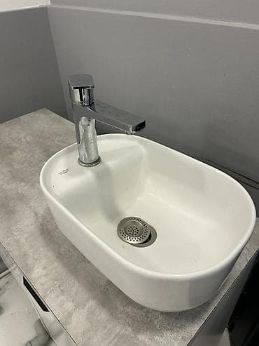 Masaüstü/üstəqoyma hamam çanağı və qarışdırıcı kran dəsti - Dizayn lalafo.az -da Masaüstü/üstəqoyma hamam çanağı və qarışdırıcı kran dəsti - Dizayn