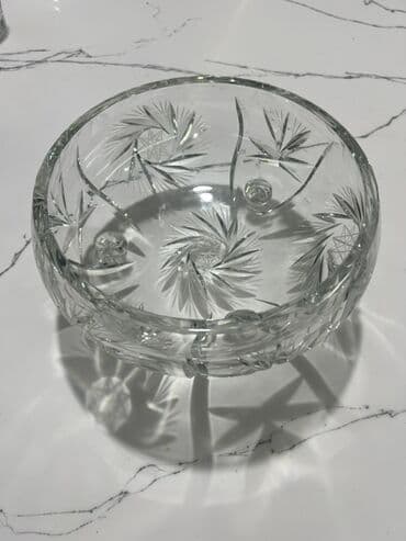 Meyvə qabı qədimi xrustal lalafo.az -da Meyvə qabı qədimi xrustal