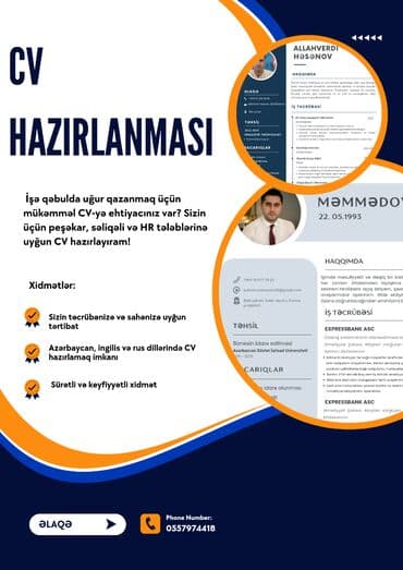 Professional CV üçün müraciət edə bilərsiz lalafo.az -da Professional CV üçün müraciət edə bilərsiz