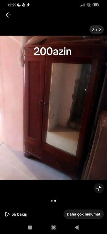 Açılan, 2 qapılı Düz dolab, Qarderob, paltar dolabı lalafo.az -da Açılan, 2 qapılı Düz dolab, Qarderob, paltar dolabı