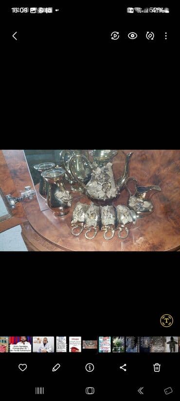 Çay dəsti, rəng - Qızılı lalafo.az -da Çay dəsti, rəng - Qızılı