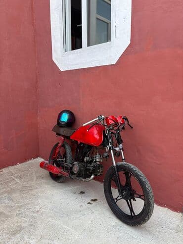 Özəlləşdirilmiş mini motosiklet - Rəng: qırmızı-qara - Çərçivə lalafo.az -da Özəlləşdirilmiş mini motosiklet - Rəng: qırmızı-qara - Çərçivə