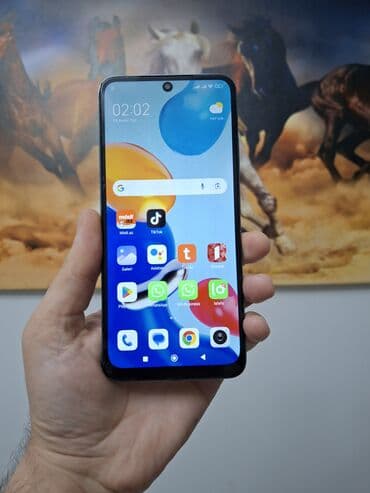Redmi Note 11, 128 GB, rəng - Gümüşü, Barmaq izi lalafo.az -da Redmi Note 11, 128 GB, rəng - Gümüşü, Barmaq izi