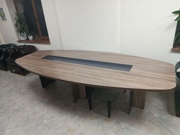 Sifarişlə konfrans masaları: Oval masa, Siyirməsiz, Teksturalı laminat lalafo.az -da — 4 Sifarişlə konfrans masaları: Oval masa, Siyirməsiz, Teksturalı laminat — 4