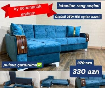 Künc divan, Yeni, Açılan, Bazalı, Parça, Şəhərdaxili pulsuz çatdırılma lalafo.az -da Künc divan, Yeni, Açılan, Bazalı, Parça, Şəhərdaxili pulsuz çatdırılma