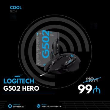 Logitech G502 hero 🌐cooltech.az 🚗 ÖDƏNİŞSİZ çatdırılma lalafo.az -da Logitech G502 hero 🌐cooltech.az 🚗 ÖDƏNİŞSİZ çatdırılma