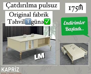 Düz masa, Açılmayan, Təkərsiz lalafo.az -da Düz masa, Açılmayan, Təkərsiz