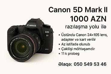 Canon 5D mark 2 satılır!!! •İdeal vəziyyətdədir •Hal-hazırda qiyməti lalafo.az -da Canon 5D mark 2 satılır!!! •İdeal vəziyyətdədir •Hal-hazırda qiyməti