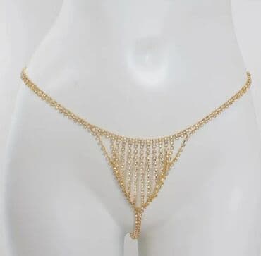 Məhsul: Zəncirli bədən aksesuarı – rhinestone bəzəkli . - Dizayn lalafo.az -da Məhsul: Zəncirli bədən aksesuarı – rhinestone bəzəkli . - Dizayn