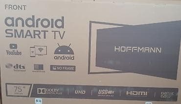 Yeni Televizor Hoffmann LED ekran 75" 4K (3840x2160), Ödənişli çatdırılma, Ünvandan götürmə lalafo.az -da Yeni Televizor Hoffmann LED ekran 75" 4K (3840x2160), Ödənişli çatdırılma, Ünvandan götürmə