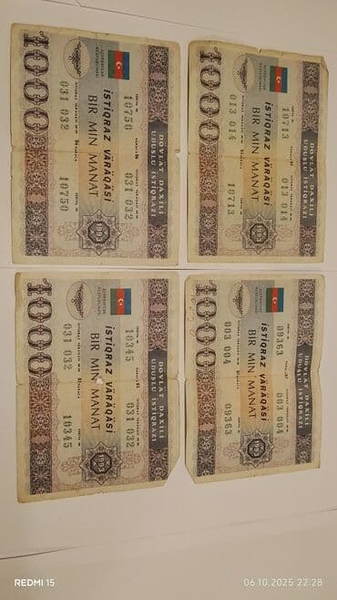 100 Manat, 1993 il, Vəziyyəti: Yaxşı lalafo.az -da 100 Manat, 1993 il, Vəziyyəti: Yaxşı