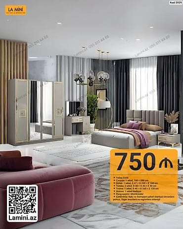 La Mini – Yataq Dəsti (Kod: 5939) - Qiymət: 750 ₼ - Tərkib: • lalafo.az -da La Mini – Yataq Dəsti (Kod: 5939) - Qiymət: 750 ₼ - Tərkib: •