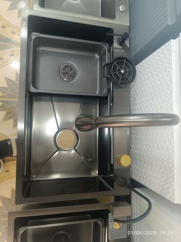 Джакузи ванны: Новый Прямоугольная Кухонная мойка, Без шкафа, Нержавейка at lalafo.az — 4 Джакузи ванны: Новый Прямоугольная Кухонная мойка, Без шкафа, Нержавейка — 4