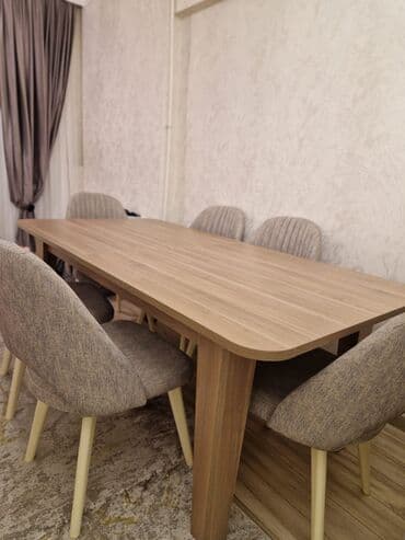 Mətbəx üçün, Yeni, Açılan, Dördbucaq masa, 6 stul lalafo.az -da Mətbəx üçün, Yeni, Açılan, Dördbucaq masa, 6 stul