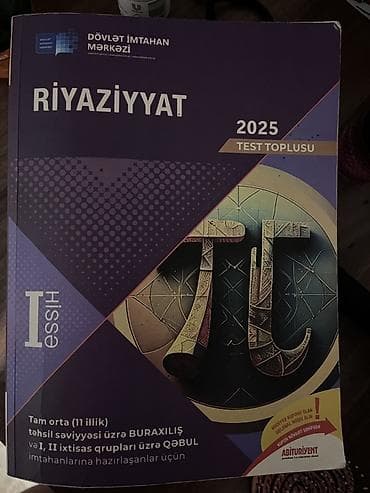 Riyaziyyat Testlər 11-ci sinif, DİM, 1-ci hissə lalafo.az -da Riyaziyyat Testlər 11-ci sinif, DİM, 1-ci hissə