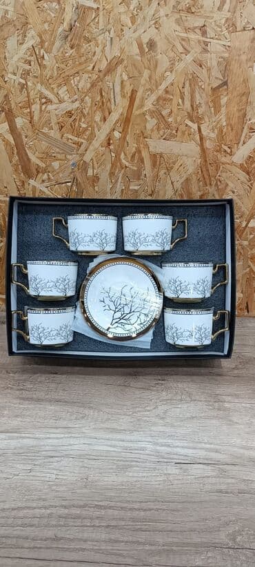 Çay dəsti, rəng - Ağ, Keramika, 6 nəfərlik lalafo.az -da Çay dəsti, rəng - Ağ, Keramika, 6 nəfərlik