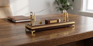 Настольные наборы: Lüks ofis üçün dekorativ yazı dəsti - Klassik üslubda stolüstü yazı at lalafo.az — 1 Настольные наборы: Lüks ofis üçün dekorativ yazı dəsti - Klassik üslubda stolüstü yazı — 1