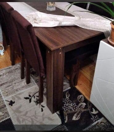 Qonaq masası, İşlənmiş, Açılan, Dördbucaq masa lalafo.az -da Qonaq masası, İşlənmiş, Açılan, Dördbucaq masa