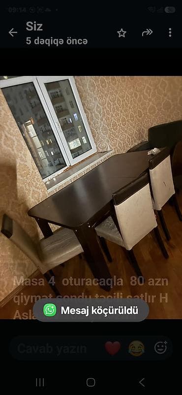 Б/у, 4 стула at lalafo.az Б/у, 4 стула