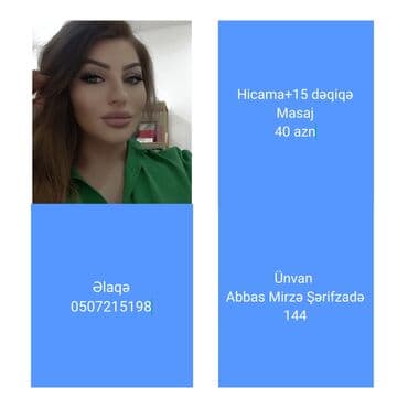 Hicama terapiyası+masaj lalafo.az -da Hicama terapiyası+masaj