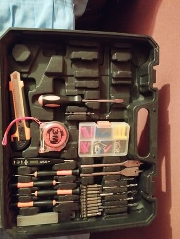 Крепежные изделия: Набор с дрелью, Дрель-шуруповерт at lalafo.az — 1 Крепежные изделия: Набор с дрелью, Дрель-шуруповерт — 1