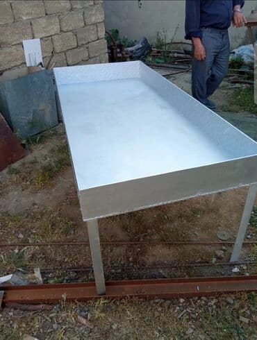 Metal manqal – uzun formalı, qapalı yanlardan dərin kömür bölməsi ilə at lalafo.az — 1 Metal manqal – uzun formalı, qapalı yanlardan dərin kömür bölməsi ilə — 1