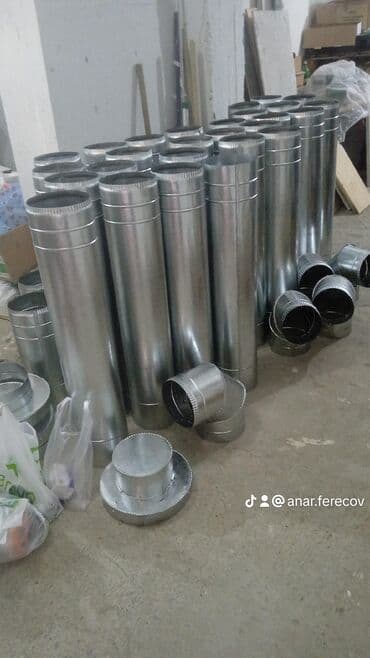 Manqal və havalandırma üçün sinklənmiş baca sistemləri - Material lalafo.az -da — 4 Manqal və havalandırma üçün sinklənmiş baca sistemləri - Material — 4