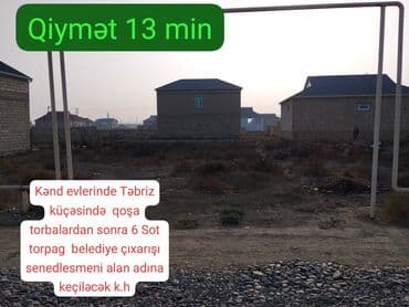 6 sot, Tikinti, Bələdiyyə lalafo.az -da 6 sot, Tikinti, Bələdiyyə