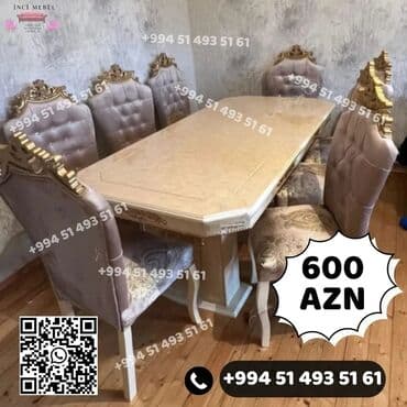Qonaq otağı üçün, Yeni, Açılmayan, Dördbucaq masa, 8 stul lalafo.az -da Qonaq otağı üçün, Yeni, Açılmayan, Dördbucaq masa, 8 stul