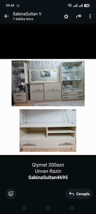 Qiymet 200аzn
Unvan Razin
*SabinaSultan4695* lalafo.az -da Qiymet 200аzn
Unvan Razin
*SabinaSultan4695*