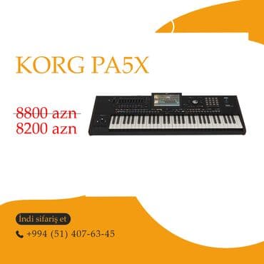 Sintezator, Korg, Yeni, Ünvandan götürmə, Pulsuz çatdırılma, Ödənişli çatdırılma lalafo.az -da Sintezator, Korg, Yeni, Ünvandan götürmə, Pulsuz çatdırılma, Ödənişli çatdırılma