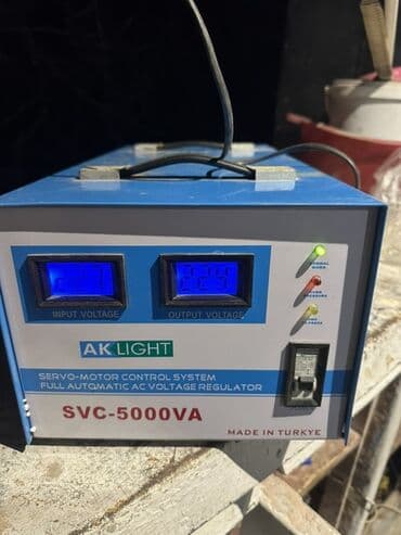 AKLIGHT SVC-5000VA – AC Gərginlik Tənzimləyicisi (Servo-motor tip) lalafo.az -da AKLIGHT SVC-5000VA – AC Gərginlik Tənzimləyicisi (Servo-motor tip)