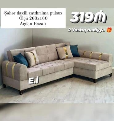 Künc divan, Açılan, Bazalı, Parça, Şəhərdaxili pulsuz çatdırılma lalafo.az -da Künc divan, Açılan, Bazalı, Parça, Şəhərdaxili pulsuz çatdırılma