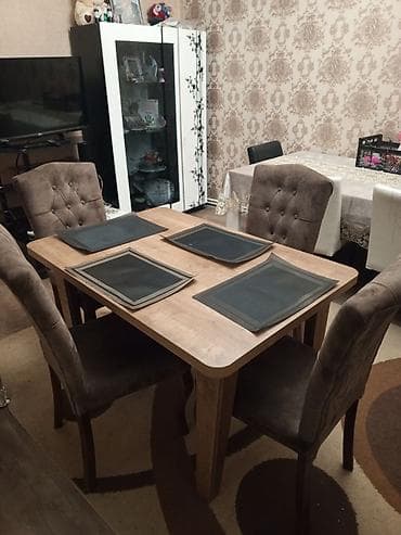 Açılmayan, Dördbucaq masa, 4 stul lalafo.az -da Açılmayan, Dördbucaq masa, 4 stul
