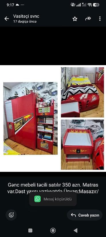 Gənc mebeli təcili satılır 350 azn. Matras var.Dəst yaxşı lalafo.az -da Gənc mebeli təcili satılır 350 azn. Matras var.Dəst yaxşı