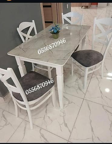 Mətbəx üçün, Yeni, Açılmayan, Dördbucaq masa, 4 stul lalafo.az -da — 7 Mətbəx üçün, Yeni, Açılmayan, Dördbucaq masa, 4 stul — 7