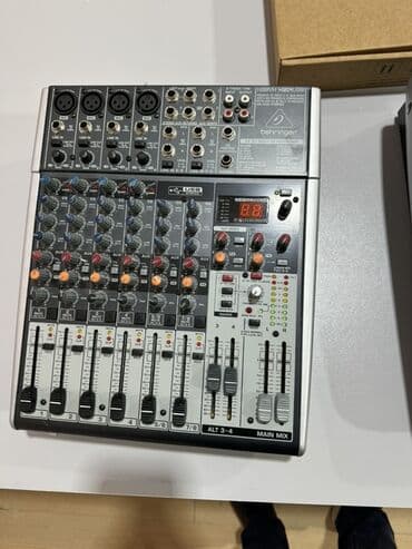 Səs kartları: Behringer XENYX X1204USB mikser - 12 girişli kompakt analog mikser - lalafo.az -da — 1 Səs kartları: Behringer XENYX X1204USB mikser - 12 girişli kompakt analog mikser - — 1