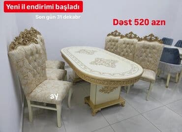 Masa desti yeni qonaq otağı mebeli lalafo.az -da Masa desti yeni qonaq otağı mebeli