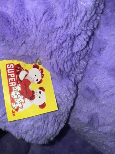 Böyük ölçülü bənövşəyi plyüş ayı oyuncağı Yenidir super toys oyuncag lalafo.az -da Böyük ölçülü bənövşəyi plyüş ayı oyuncağı Yenidir super toys oyuncag