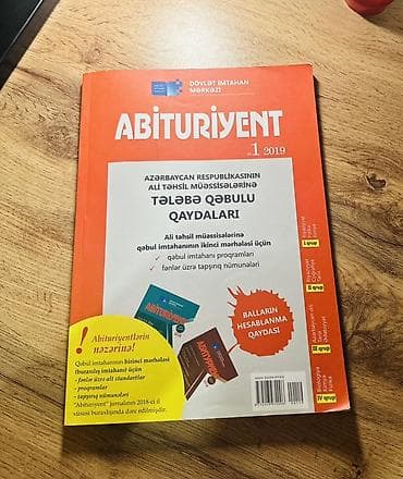 Məhsul: “Abituriyent” jurnalının 2019-cu il, №1 buraxılışı lalafo.az -da Məhsul: “Abituriyent” jurnalının 2019-cu il, №1 buraxılışı