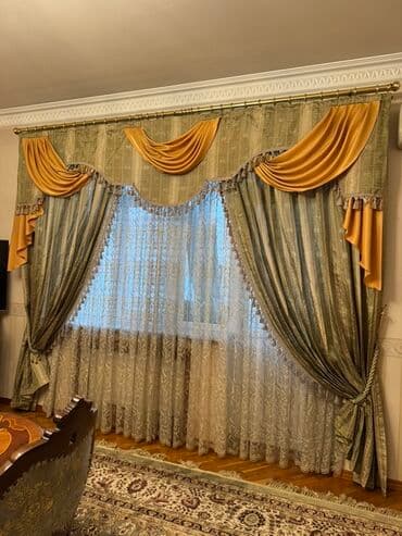 İşlənmiş, Pərdə, rəng - Yaşıl lalafo.az -da İşlənmiş, Pərdə, rəng - Yaşıl