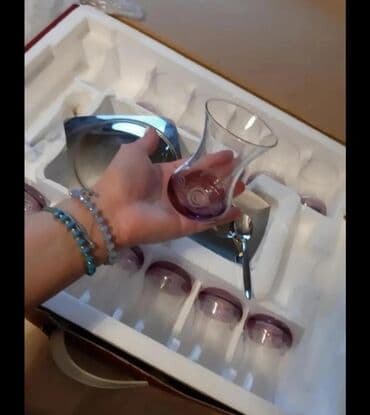 Armudu stəkanlar, rəng - Bənövşəyi, Şüşə, 6 ədədli dəst lalafo.az -da Armudu stəkanlar, rəng - Bənövşəyi, Şüşə, 6 ədədli dəst